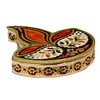 Purpledip Meenakari 3 deepak shaped dryfruit box (10440)