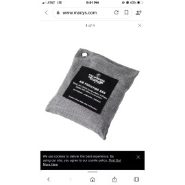 California Air Purifying Charcoal Bags  4 Count.  1351 - 1354