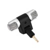 Mini micrófono estéreo para teléfono inteligente, conector jack de 3,5
