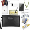 Fireproof Document Bag with Lock, 25*17cm Fireproof Waterproof Money Bag
