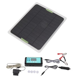 5W Monocrystalline Silicon Solar Panel 18V 50A MPPT Charge Controller Dual USB Solar Panel Controller Kit for Outdoor Charging