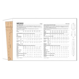 Know Me Misses' Oversized Shirt and Pants Sewing Pattern Packet, Sizes 18-20-22-24-26, Multicolor