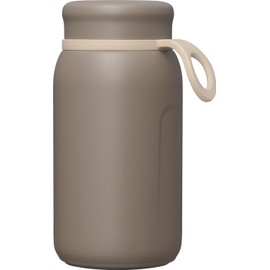 Wahei Freiz RH-1723 Water Bottle, 10.1 fl oz (300 ml), Brown, Includes Strap, Insulated, Insulated, Vacuum Insulated Bottle