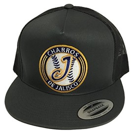Charros De Jalisco Hat Dark Grey Mesh Snapback