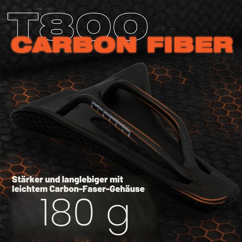 IMPALAPRO Carbon Saddle 3D Print Ultralight 250 x 140 mm