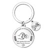SMARGO Godmother Gifts From Goddaughter Best Godmother Ever Keyring Keychain