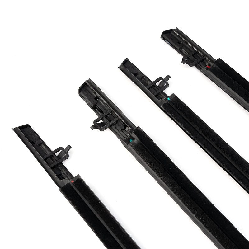 GEATaaT 4Pcs Weatherstrip Window Moulding Trim Seal Belt Compatible with