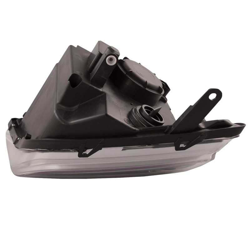 HEADLIGHTSDEPOT Chrome Housing Halogen Headlight Compatible with Ford Transit Connect