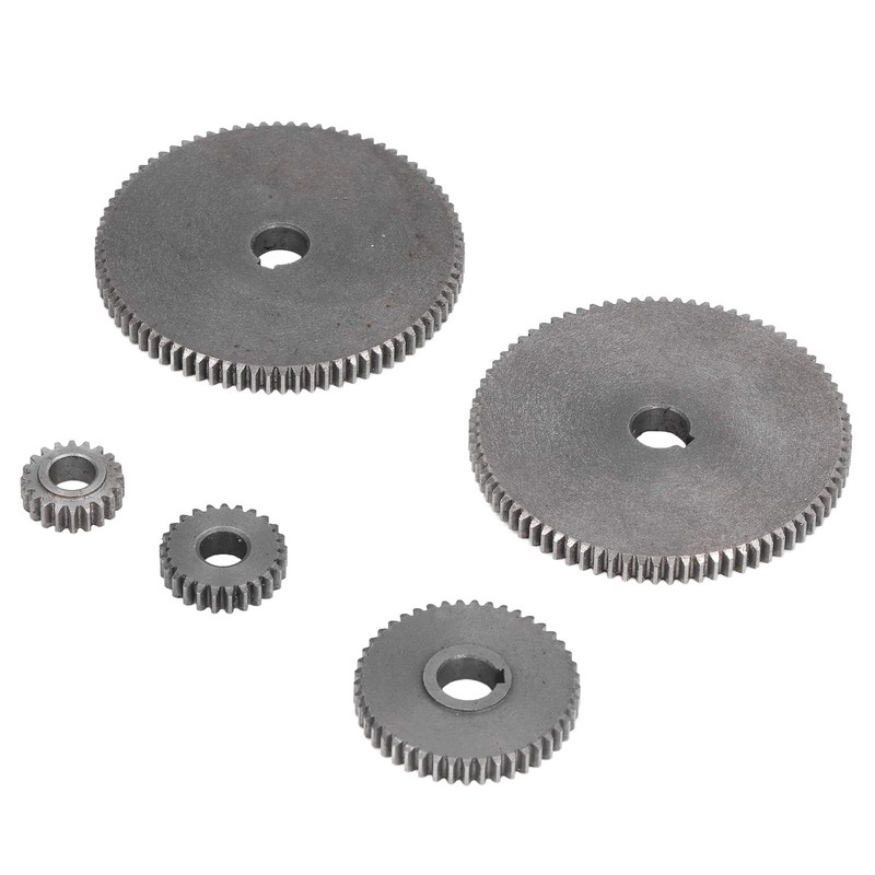 5pcs Lathe Gear Metal Mini T80-T45-T25-T20 Accessory Replacement Kit Kit