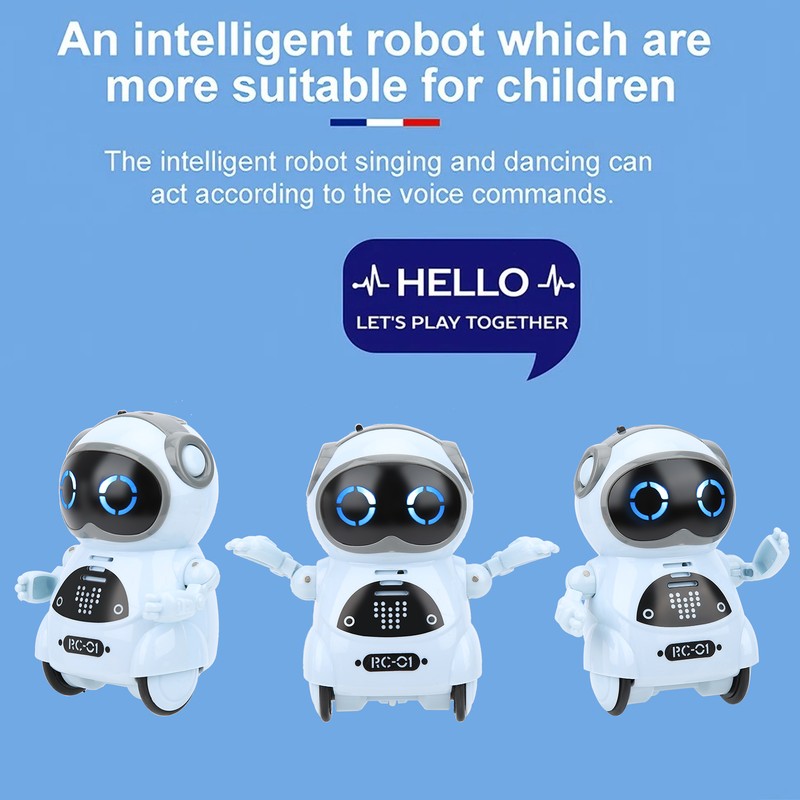 939A Robot Toy Interactive Voice Recognition Record Singing Dancing Mini