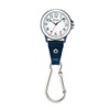 Nursery 1037268A Simple Carabiner Luminous Watch, Upside Down Dial, Nurse