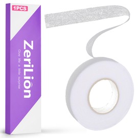 ZeriLion No-Sew Iron-On Hem Tape, 2cm x 70 Yards Strong Adhesive Fabric Fusing Tape for Clothing, Washable Hemming Strip for Pants Curtains Dresses (White)