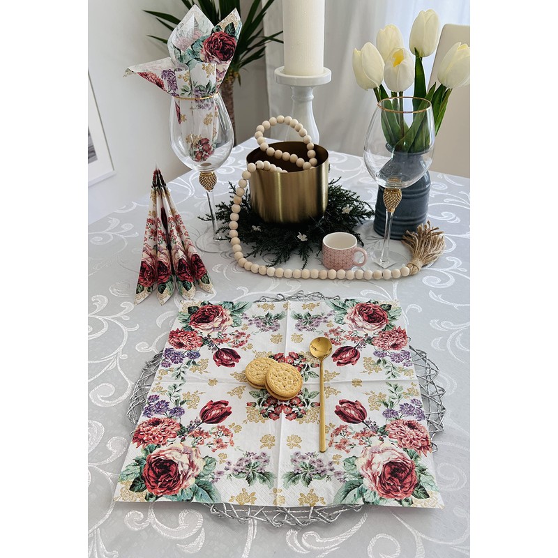 AM Décor - Servilletas de papel de 3 capas suaves