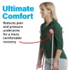 Crutch Comfort Perfect Pink Premium Underarm Pad Set With Soft