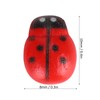 300Pcs Tiny Simulation Ladybugs Self Adhesive Painted Ladybugs Sticker