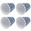 4Pcs/Set Cute Melamine Mug Imitation Porcelain Beverage Cup for Home