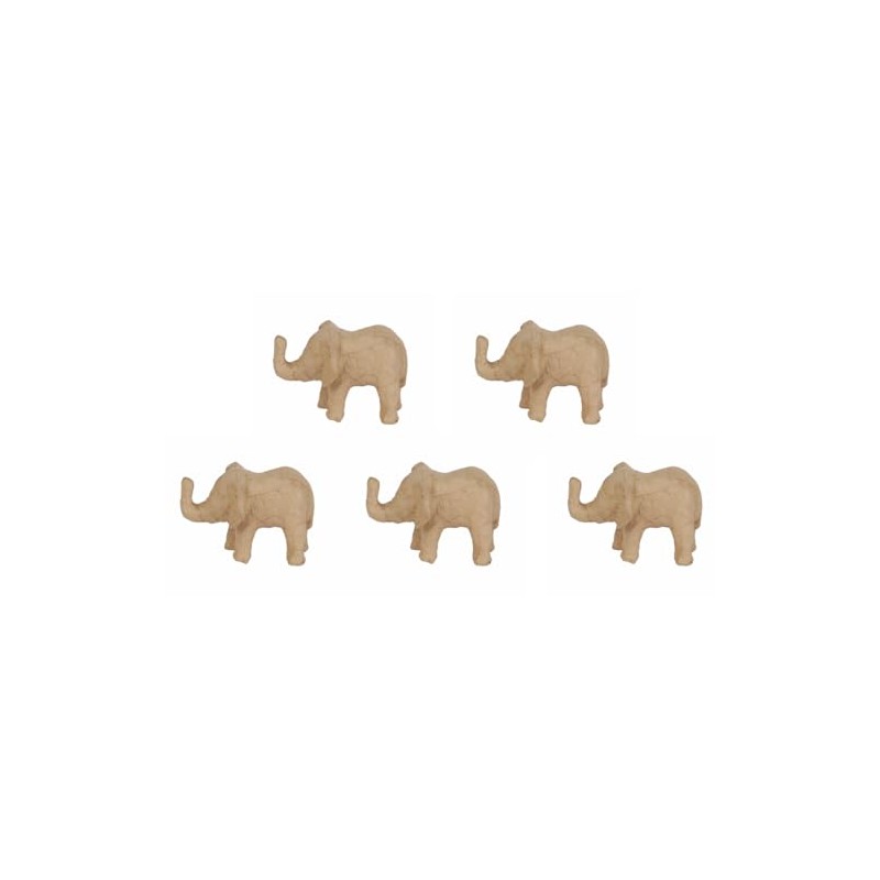 Décopatch AP152Opack - Set of 5 brown pulped paper holders