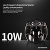 ZenFrekvens Dynamic Ferrofluid Bluetooth Speaker with Rhythm LED Light &