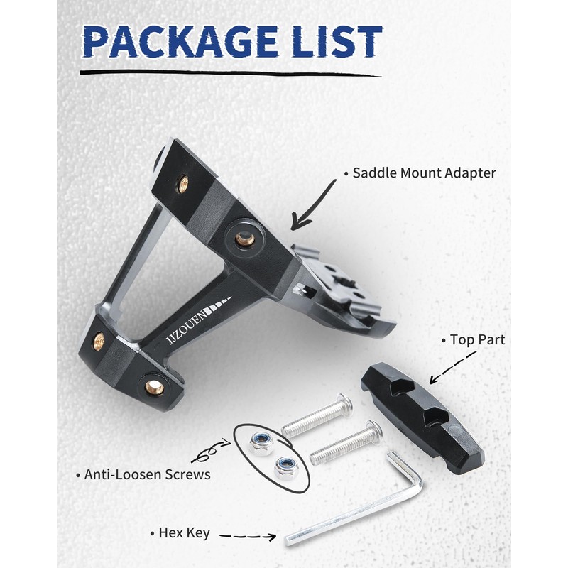 Bike Water Bottle Cages Saddle Mount Adapter - Water Bottle