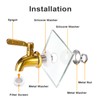 BTSKY Stainless Steel Beverage Dispenser Replacement Spigot Fits 16mm（5/8 inch）Opening