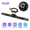 Cámara De Marcha Atrás Para Coche 12 Luces Led Impermeable
