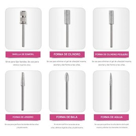 Drill para Uñas Profesional,Lima de Uñas Eléctrica, Herramientas para uñas, lima para uñas de dedos y dedosdel pie, cuidado de uñas, máquina de pulir 