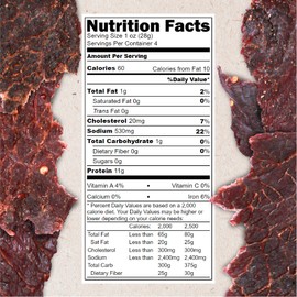 Hardtimes Handcrafted Beef Jerky - Hot Flavor - 3 Pack of 4 oz. Bags