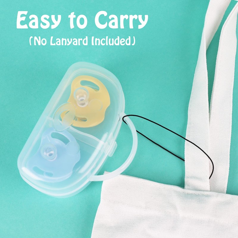 Accmor Pacifier Case, Pacifier Holder Can Storage 2 Pacifiers, Baby