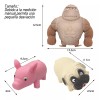 Dolores Cerdo Perro Gorila Antiestre Juguete Fidget Squish Estirable