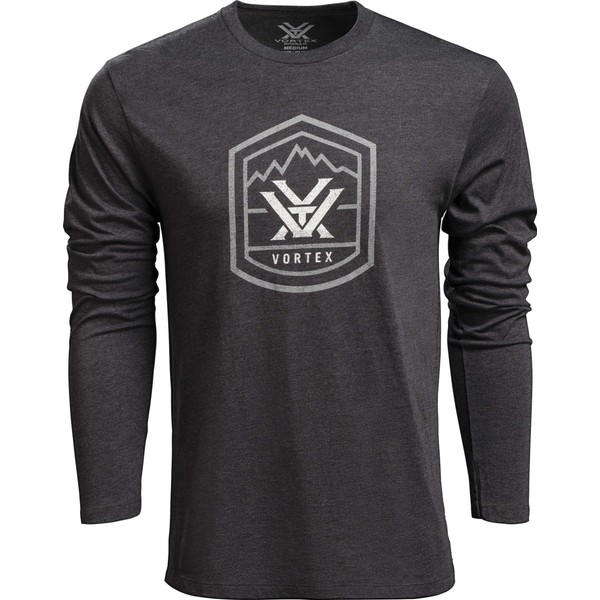 Vortex Optics Total Ascent Long Sleeve Shirts (Charcoal, X-Large)