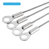 PATIKIL 4pcs 80cm 1.5mm Stainless Security Cable 5mm Inner Diameter