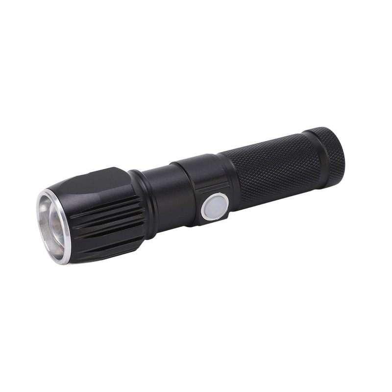 Flash Light P01 Portable Waterproof Black Handheld Flashlights with Data