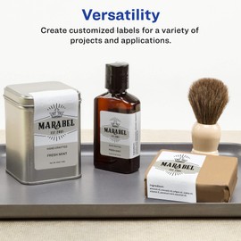 Avery Matte White Rectangle Labels with Sure Feed, 2" x 3", 400 Matte White Printable Labels