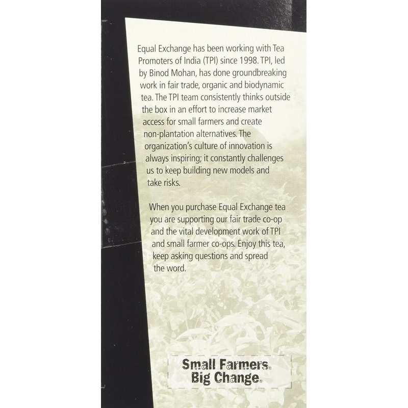 Equal Exchange Organic Green Tea, 20-Count (Pack of 3)