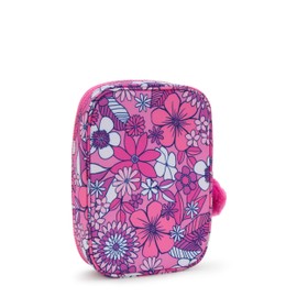 Kipling Women's 100 Pens Printed Case, Organize Accessories, Art Supplies, Makeup, Travel Organizer