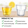 Meanplan Set of 24 Acrylic Drinking Glasses Reusable Water Drinking