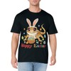 Happy Easter Cute Bunny Bearded Dragon Easter Eggs Basket T-Shirt