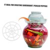 GRIRIW 10pcs Pickled Vegetables Press Food Jar Press Plate for