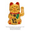 Golden Battery Powered Fortune Cat Waving Hand Good Luck Colorfast