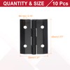 MECCANIXITY Small Acrylic Hinges Plastic Clear Hinge 45 x 35
