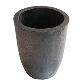 OTOOLWORLD 10KG Clay Graphite Crucible Foundry Cup Furnace Torch Melting Casting Refining Gold Silver Copper Brass Aluminum Lead Zinc and Alloys 1100ML