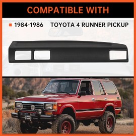 ECOTRIC Dash Pad Cover Compatible with 1984-1986 Toyota 4 Runner Pickup Dash Cap Dashboard - Right Passenger Side