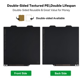 3DTOOLS Bamboo LAB Original Double Side Smooth PEI Build Plate 184x184MM Spring Steel Plate for Bambu Lab A1 Mini 3D Printer
