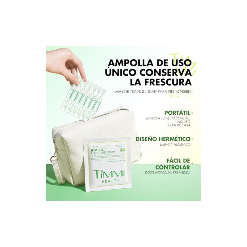 Sérum Facial Hidratante con Tea Tree, Fórmula Ligera y Suave