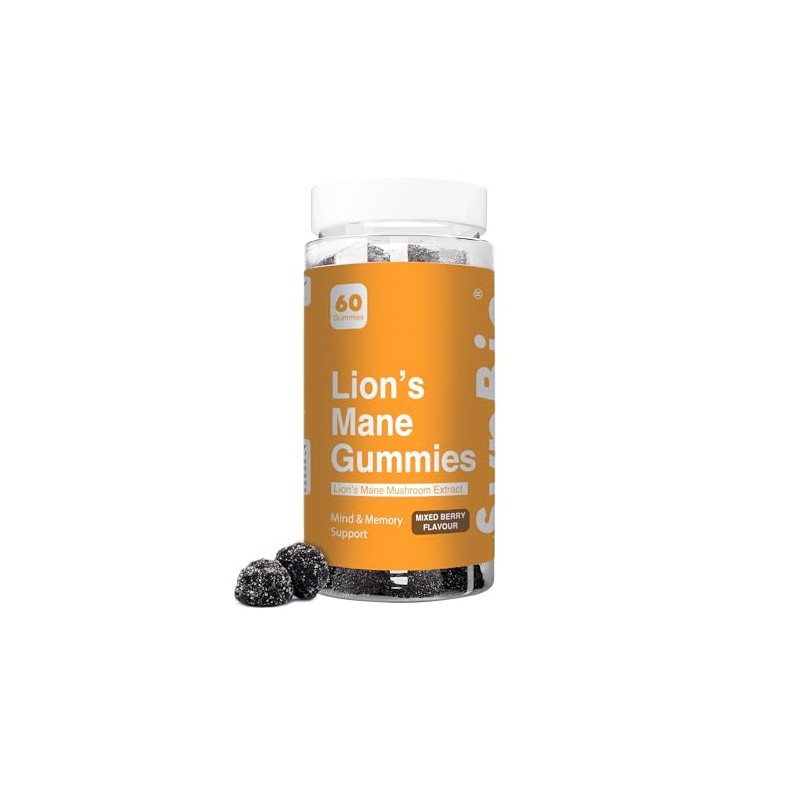 SynBio Lion’s Mane Gummies | 1000mg Lion’s Mane Mushroom Extract