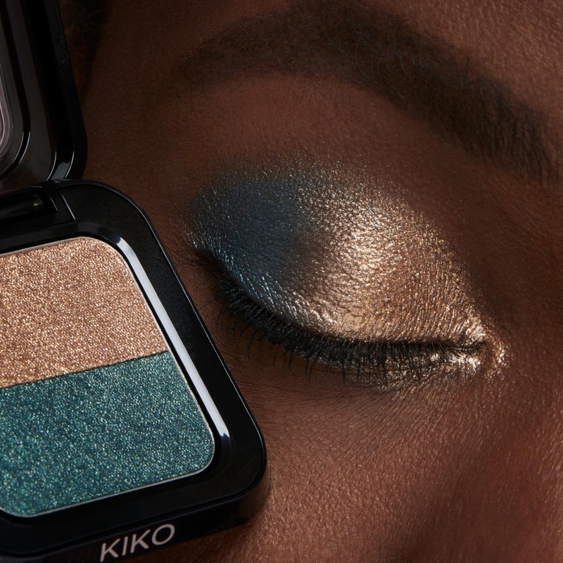 KIKO Milano Bright Duo Eyeshadow 15, Duo Eye Shadow with