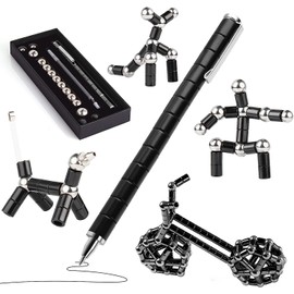 Fidget Pen - Gift for Teenager Boys Girls 8 9 10 11 12 13 14 15 Years Old Fidget Anxiety Relief Fidget Toy (black)