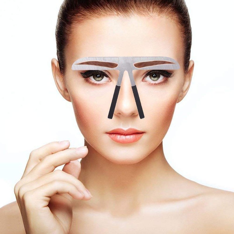 Eyebrow Templates, 4 Part Set, DIY Stainess Steel Eyebrow Three