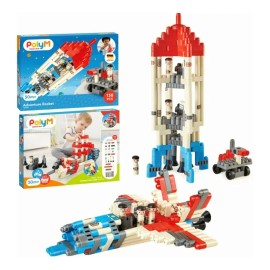 Hape Polym Space Adventure Rocket Kit De Construcción |