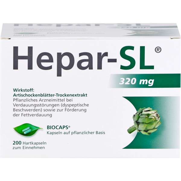 Hepar-SL 320 mg Kapseln, 200 pcs. Capsules